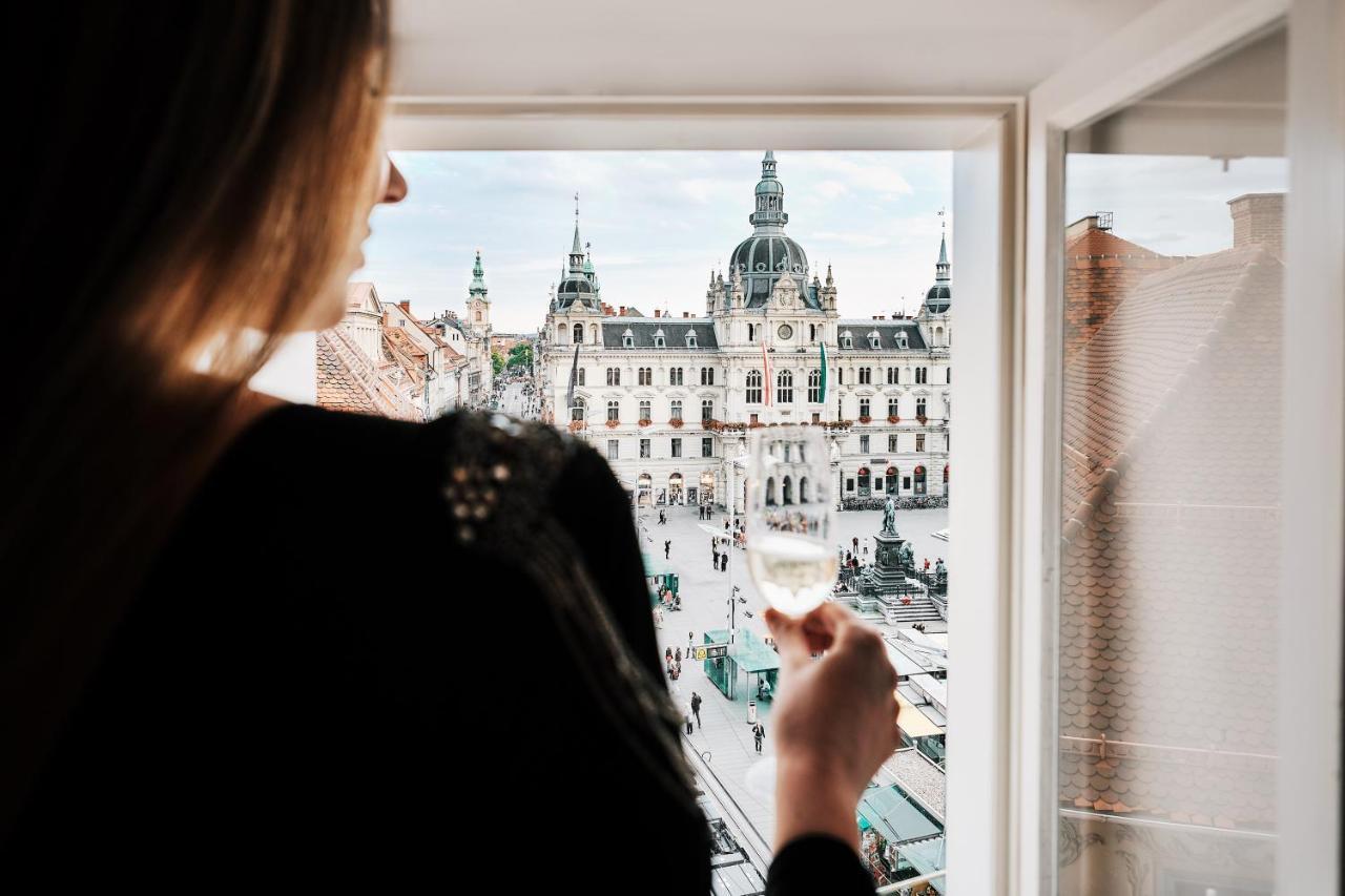 Luxus Apartment Innenstadt Graz Extérieur photo